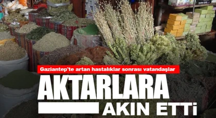Karlı havalarda şifa arayanlar aktarlarda yoğunluk oluşturdu