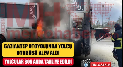 Motoru Alev Alan Otobüste Panik: Yolcular Son Anda Tahliye Edildi!