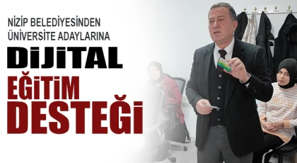 Nizip Belediyesinden üniversite adaylarına dijital eğitim desteği