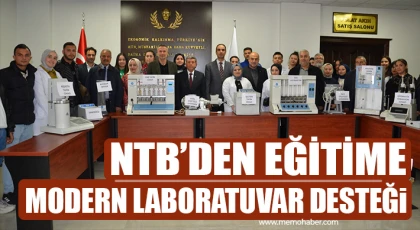 NTB’den Eğitime Modern Laboratuvar Desteği