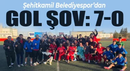Şehitkamil Belediyespor’dan gol şov: 7-0