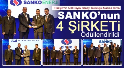 Türkiye’nin 500 Büyük Sanayi Kuruluşu Arasına Giren SANKO’nun 4 Şirketi Ödüllendirildi