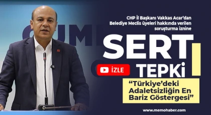 Acar’dan Belediye Meclis üyeleri hakkında verilen soruşturma iznine sert tepki