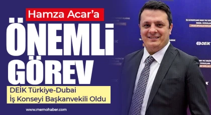 Acarsan Holding Yöneticisi Hamza Acar’a Uluslararası Görev