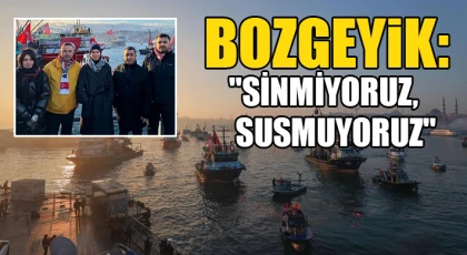 Bozgeyik: "Sinmiyoruz, susmuyoruz"