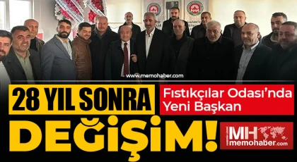 Gaziantep Fıstıkçılar Odası’nda Değişim: Başkan Mesut Kaya Oldu