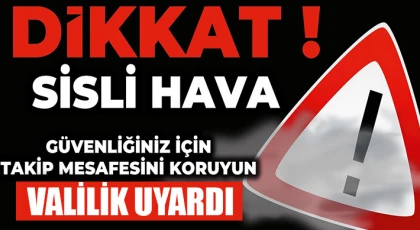 Gaziantep’te Görüş Mesafesi Düştü: Valilikten Uyarı Geldi