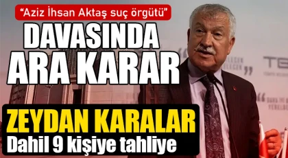 'Aziz İhsan Aktaş'davasında Zeydan Karalar dahil 9 kişi tahliye edildi