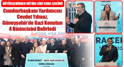 Büyükşehirden Miting Gibi Kura Çekimi!