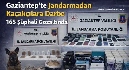 Jandarma kaçakçılara geçit vermedi: 165 şüpheli yakalandı