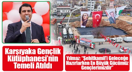 Karşıyaka Gençlik Kütüphanesi’nin Temeli Atıldı