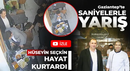 Restoranda Heimlich manevrası hayat kurtardı