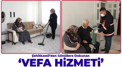 Şehitkamil’de ‘Vefa Hizmeti’ hayatları kolaylaştırıyor