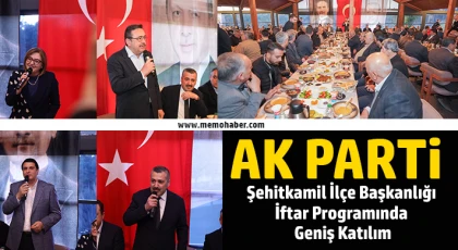 AK Parti Şehitkamil İlçe Başkanlığı İftar Programında Geniş Katılım