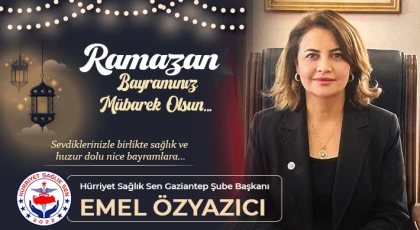 Emel Özyazıcı'dan Ramazan Bayramı Mesajı