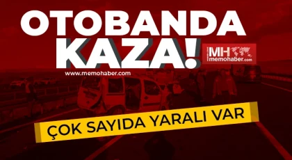 Gaziantep otobanında kaza: Yaralılar var 
