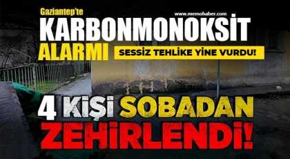 Gaziantep’te Karbonmonoksit Faciası: Aynı Aileden 4 Kişi Hastanelik Oldu