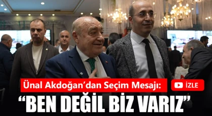 GESOB Başkan Adayı Akdoğan Sloganını Açıkladı