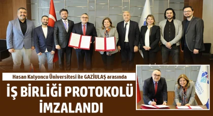 Hasan Kalyoncu Üniversitesi ile GAZİULAŞ arasında iş birliği protokolü imzalandı