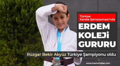 Türkiye Karate Şampiyonası’nda Erdem Koleji gururu