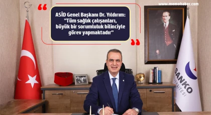 Yıldırım: "Tüm sağlık çalışanları, büyük bir sorumluluk bilinciyle görev yapmaktadır"