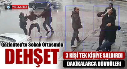 Evire çevire dövdüler! Sokakta meydan dayağı!