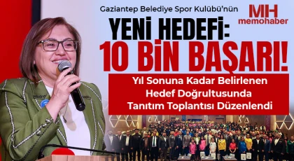 Gaziantep Belediye Spor Kulübü’nün Yeni Hedefi: 10 Bin Başarı!