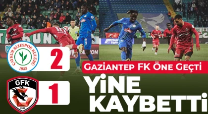 Gaziantep FK’dan Bir Kayıp Daha: Üst Üste Yenilgiler
