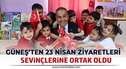 Güneş’ten 23 Nisan ziyaretleri