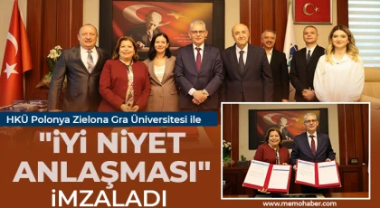 HKÜ Polonya Zielona Gra Üniversitesi ile "iyi niyet anlaşması" imzaladı