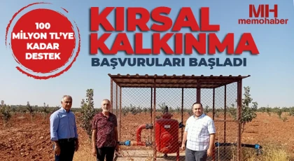 Kırsal kalkınma başvuruları başladı 