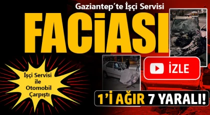 OSB’de Feci Kaza: İşçi Servisi ile Otomobil Çarpıştı, Yaralılar Var