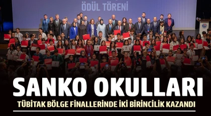 SANKO Okulları TÜBİTAK Bölge Finallerinde İki Birincilik Kazandı