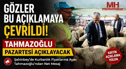 Tahmazoğlu’ndan Kurban Bayramı Öncesi Müjde! Fiyatlar Pazartesi Açıklanıyor