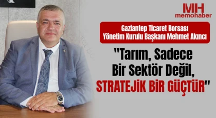 Akıncı: "Tarım, sadece bir sektör değil, stratejik bir güçtür"