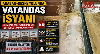 Araban-Besni Yolunda Tehlike Büyüyor