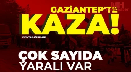 Gaziantep'te kaza: 6 kişi yaralandı 