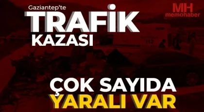 Gaziantep'te trafik kazası: 1'i ağır 5 yaralı 