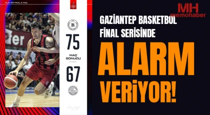 Play-Off Finalinde İşler Karıştı! Gaziantep Basketbol Geriye Düştü