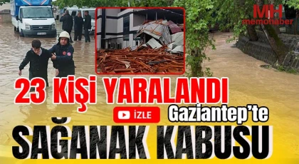 Sağanak ve Dolu Hayatı Felç Etti: Gaziantep’te Bilanço Ağır