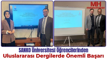 SANKO Üniversitesi Öğrencilerinden Uluslararası Dergilerde Önemli Başarı