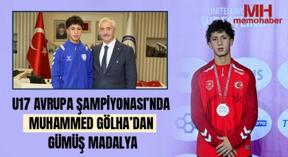 U17 Avrupa Şampiyonası’nda Muhammed Gölha’dan Gümüş Madalya