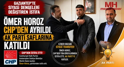 CHP'de Şok İstifa! Meclis Üyesi AK Parti'ye Geçti