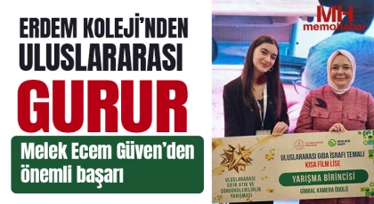 Erdem Koleji’nden uluslararası gurur: Melek Ecem Güven’den önemli başarı