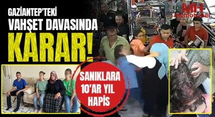Gaziantep'te Markette Dehşet Yaşatan Sanıklara 10'ar Yıl Hapis