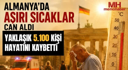 Almanya'da sıcak hava dalgasında 5 bin 100 kişi hayatını kaybetti