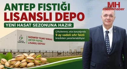 Antep Fıstığı Lisanslı Depo Yeni Hasat Sezonuna Hazır