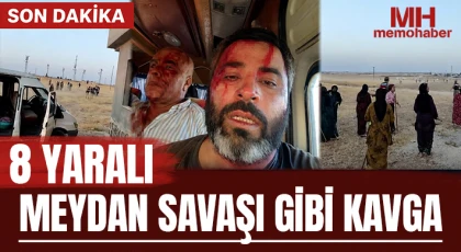 Meydan savaşı gibi kavga: 8 yaralı