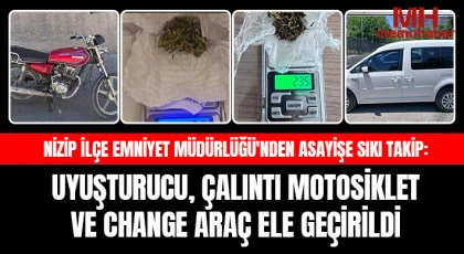 Nizip İlçe Emniyet Müdürlüğü'nden Asayişe Sıkı Takip!