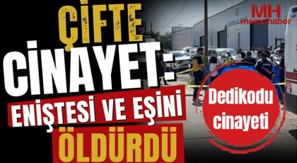 Dedikodu cinneti...Eniştesi ve eşini öldürdü